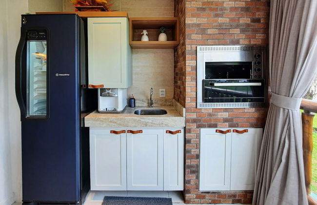 VG Sun Pé na Areia Luxuoso Térreo Gourmet 8 pessoas By DM Apartments - Foto 24