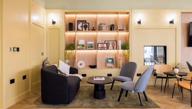 Zona de estar del vestíbulo