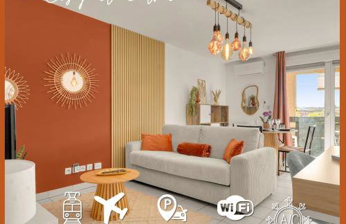 Le Montaigne - Climatisation, Parking Privé, Tramway et Airbus - Photo 1