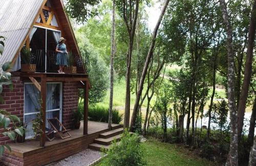 Cabana com lareira, hidro, cavalos e piscina - Foto 3