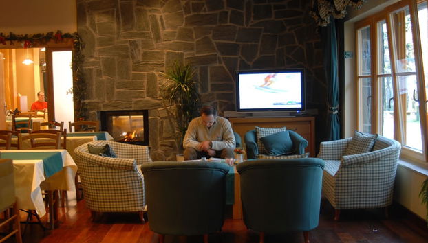 Zona de estar del vestíbulo