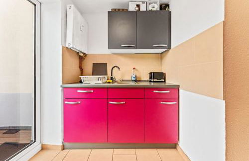 Cosy apartment with balcony and fireplace - Foto 18