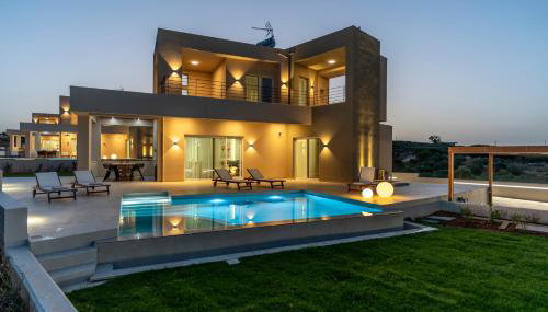 BLUE SKY Luxury Villas in Arkalochori - 4BD Villas with Private Pools - Foto 2, sunbed