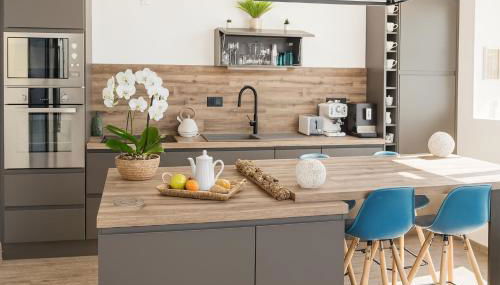 Location Saisonnière Villa - Foto 4, stove