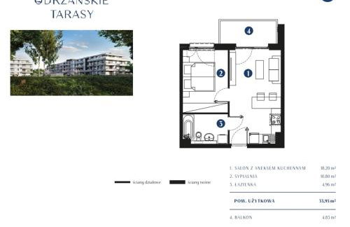 Krapkowice Odrzańskie Tarasy - Foto 20