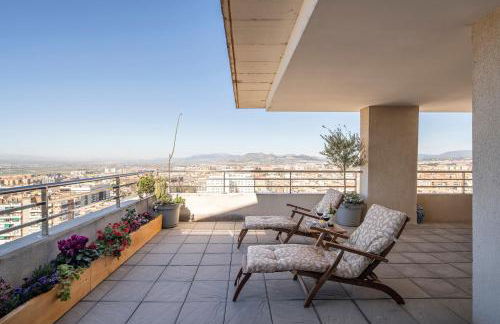 Atico Top Granada, Penthouse, 18-19th floor, City Centre, Views, Terrace, Free Parking - Foto 36