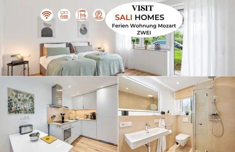 Neu mit Terrasse! 2BR 4Beds- schönste Aussicht - frisch saniert- barrierefreie! -Mozart ZWEI - Bietigheim - Foto 1