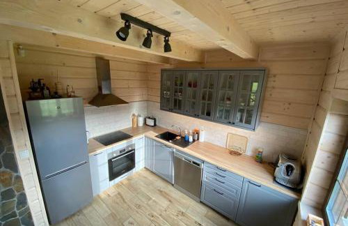 Górskie Formy - drewniany dom w górach z balią - Foto 27