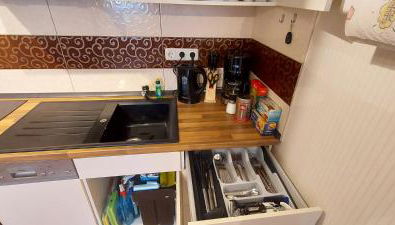 Apartment Popp Heilbronn - Foto 3, stove, dishwasher, minibar