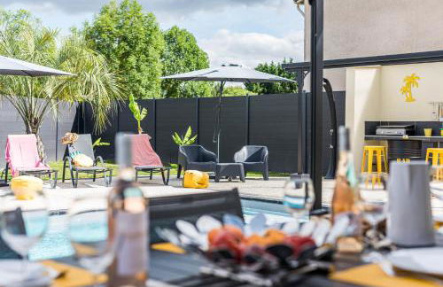 Villa des palmiers - Magnifique villa avec piscine chauffée et terrain de pétanque - Foto 43