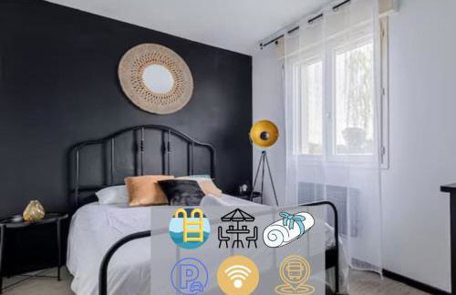 Moundi Piscine-parking-balcon Proche Hippodrome - Foto 7