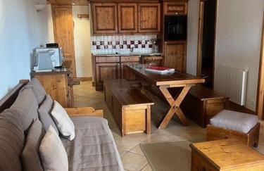 La Rosière centre, appartement 51 m2,3 pièces 2 chambres avec terrasse et parking couvert plein centre de la station, proche des pistes et commerces, ménage compris - Foto 5