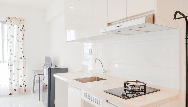 Warm And Homey Studio Apartment At Sky House Alam Sutera - Foto 4, Cocina privada