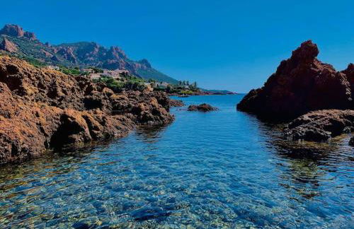 Vue exceptionnelle - 4 pers. jardin clim parking - Foto 9