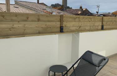 Appartement la corde a linge Gruissan village avec terrasses - Foto 17