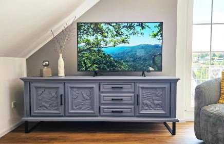 Natur-Design "Platzhirsch Sauerland" - Sauna, Kamin, Balkon, Garten, Hütte, Grill - Foto 11