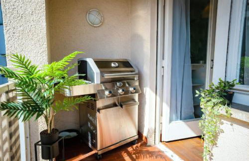 THE BIG MÜNSTER für bis zu 12, Whirlpool, Sauna, zentral, Tischfußball, Balkon, Gasgrill - Foto 31