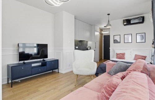 Stylowy apartament z balkonem i panoramą miasta - Foto 11