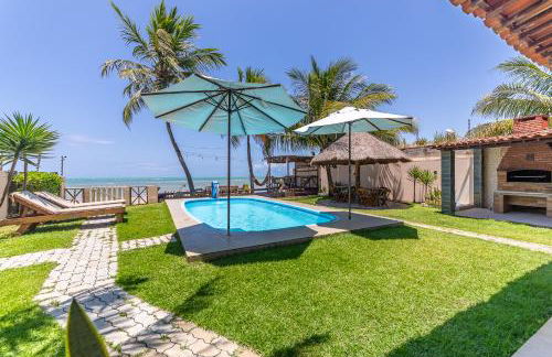 Paraíso de Tabuba - casa de aluguel por temporada - 32km de Maceió-AL - Pé na areia - 24h de Frente para o mar - Photo 67