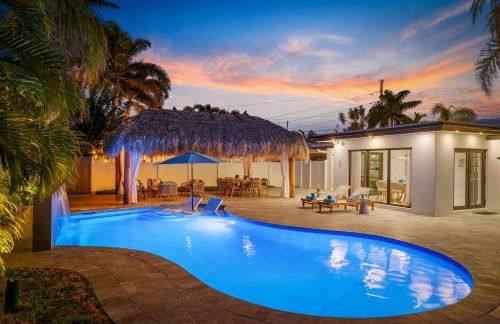 Tiki Hut Paradise Mins to Beach w Fire Pit - Foto 50