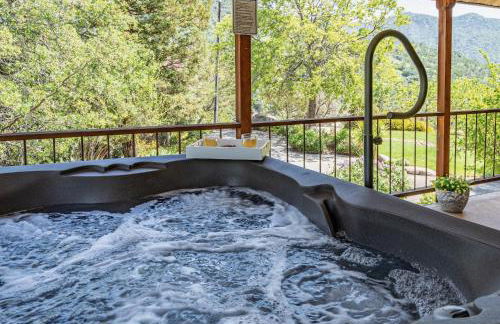 Secluded Mtn Top Family Haven w/Views Spa & Arcade - Photo 55