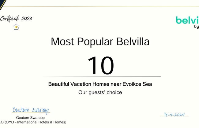 Holiday Villa With sea View in Paralia Avlidas - Foto 25