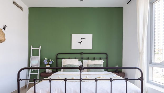 Radiant & Picturesque 1BR in Dubai Marina - Photo 4, Chambre