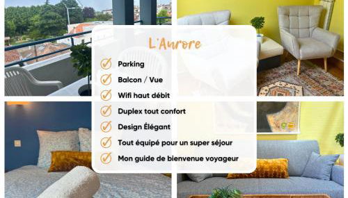 L'Aurore - Terrasse - Duplex - Parking - Foto 4