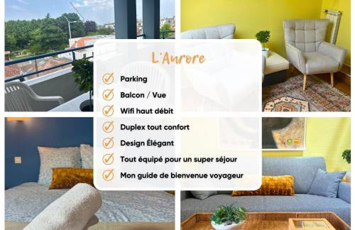 L'Aurore - Terrasse - Duplex - Parking - Foto 4