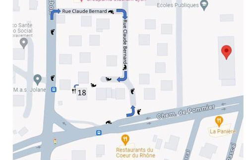 Studio de charme pour séjour tranquille à deux - Groupama Stadium - LDLC Aréna - Fiducial Astéria - Eurexpo - Aéroport St Exupéry - Base nautique du Grand Large - Foto 28