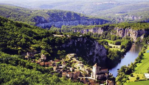 Gite st cirq Lapopie piscine vue imprenable - Foto 5