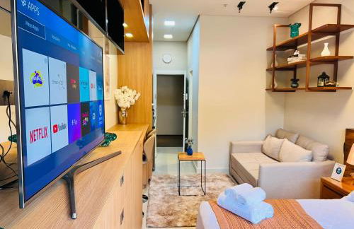 Granja Brasil - Lindo Studio - Com Piscina e Lazer - No Centro de Itaipava - Foto 37