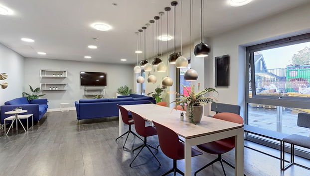 Sala de estar do lobby