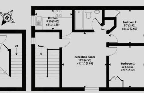 Stylish Modern Town Centre Flat - Foto 17