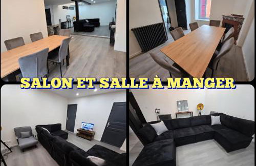 Appartement XXL 120m2 - 10 couchages - 3ch - centre Foix - 2 sdb-2 wc - Parking gratuit à 1 Minute - Foto 4