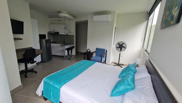 404 Moderno Aparta-Suite en Versalles Tipo Loft - Cali Tower Suites & Lofts - Foto 5, Habitación