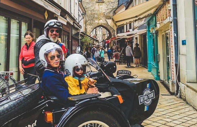 Amboise & Tours Private Motorbike Sidecar Tour - Photo 2