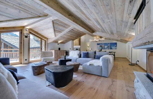 Appartement duplex à Val d'Isère, sauna, cheminée, 4 chambres en suite, parking, pour 8 personnes - FR-1-567-123 - Foto 9