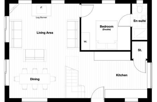 Ellastone, woodland lodge with hot tub for 8 - Foto 5