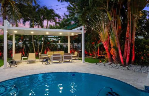 VillaLee-Jungle Palm Island white marble pool Area - Foto 8