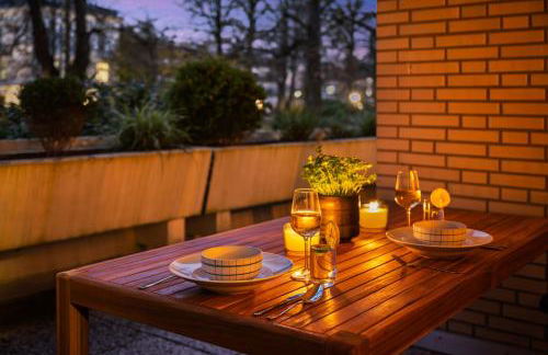 Stilvolle Stadtoase, 116 qm, Parkblick, Wassernah, Parkplatz - Foto 26