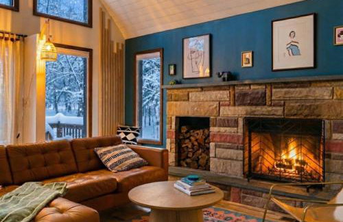 A-Frame Hot Tub Hike Firepit Design - Foto 7