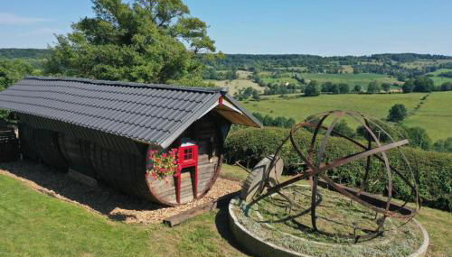 Gîte Insolite Les Tonneaux Sa vue Magnifique et Panoramique - Foto 2