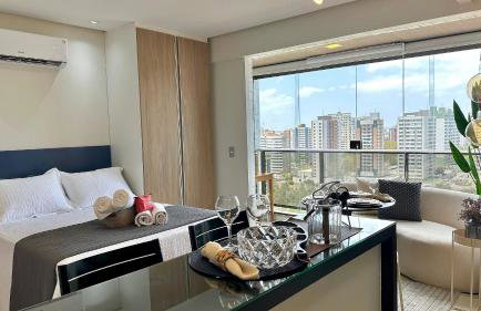 (1305) Studio Moderno e Aconchegante no Calhau - Foto 8