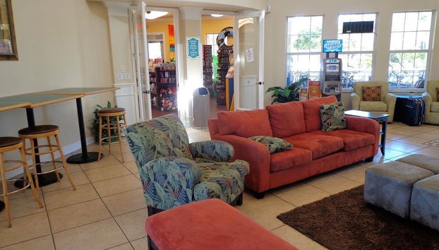 Zona de estar del vestíbulo