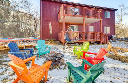 Private Spa, Fire Pit and Deck Poconos Home! - Foto 31