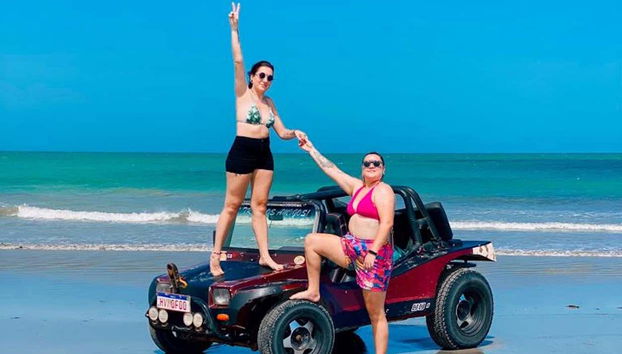 Passeio de buggy na praia de Jericoacoara