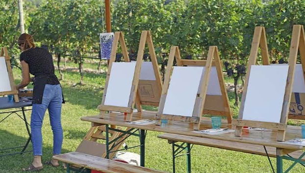 Painting & Wine Tasting in a Vineyard - Foto 3