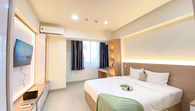 Serene And Strategic Studio Apartment At One Narita Residence - Foto 3, Habitación