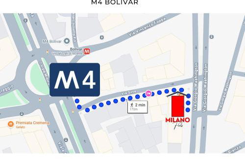 M4 Center - Design Washington - Self Check In - WiFi - Balcony - AC - MilanoFlats - Foto 7